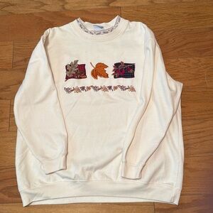 Retro style fall sweatshirt